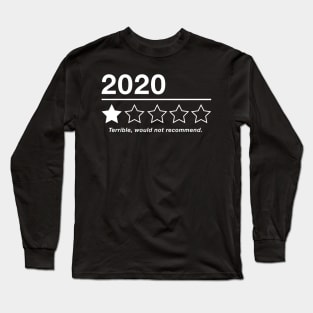 2020 Review - Trending - Would Not Recommend Long Sleeve T-Shirt